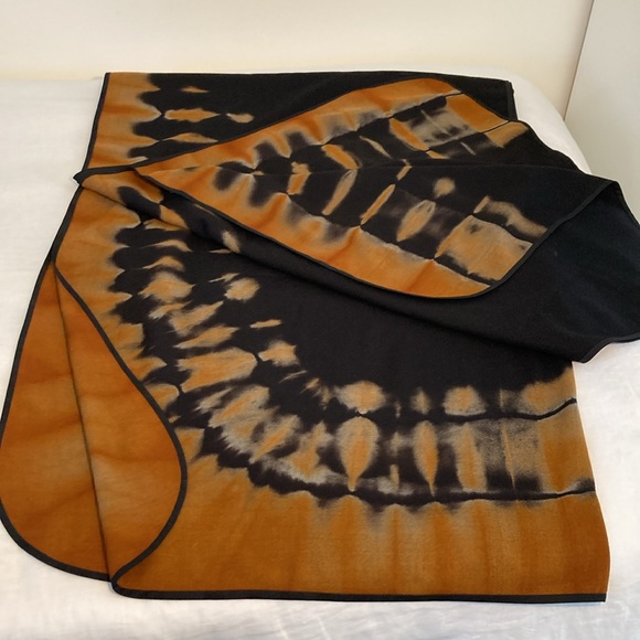 Wool cape and scarf/sash tie dye by an artist - Picture 10 of 17